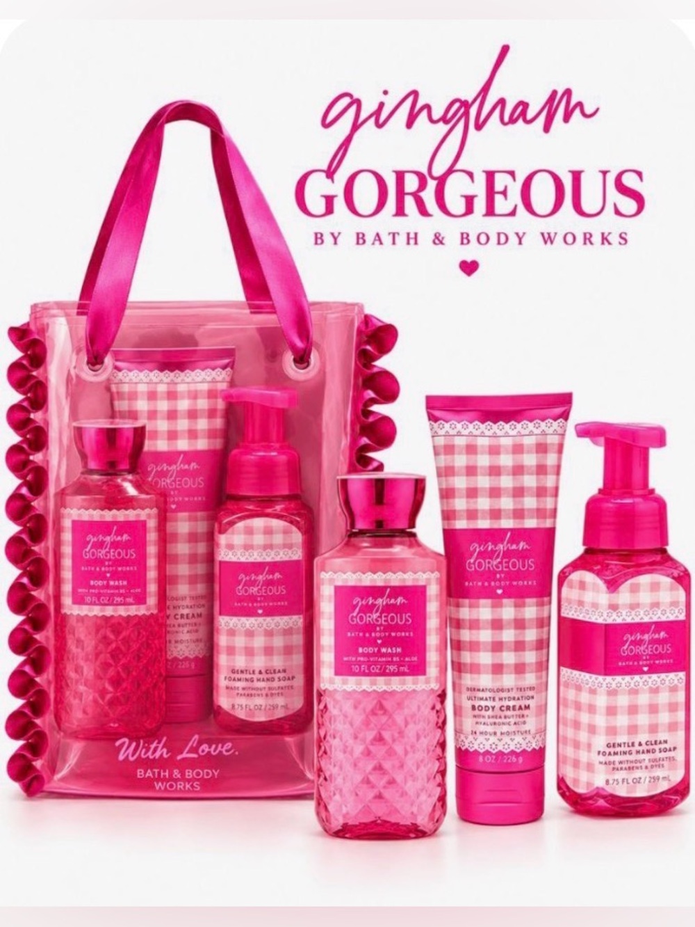 Bath & Body Works Gingham Gorgeous Gift Set